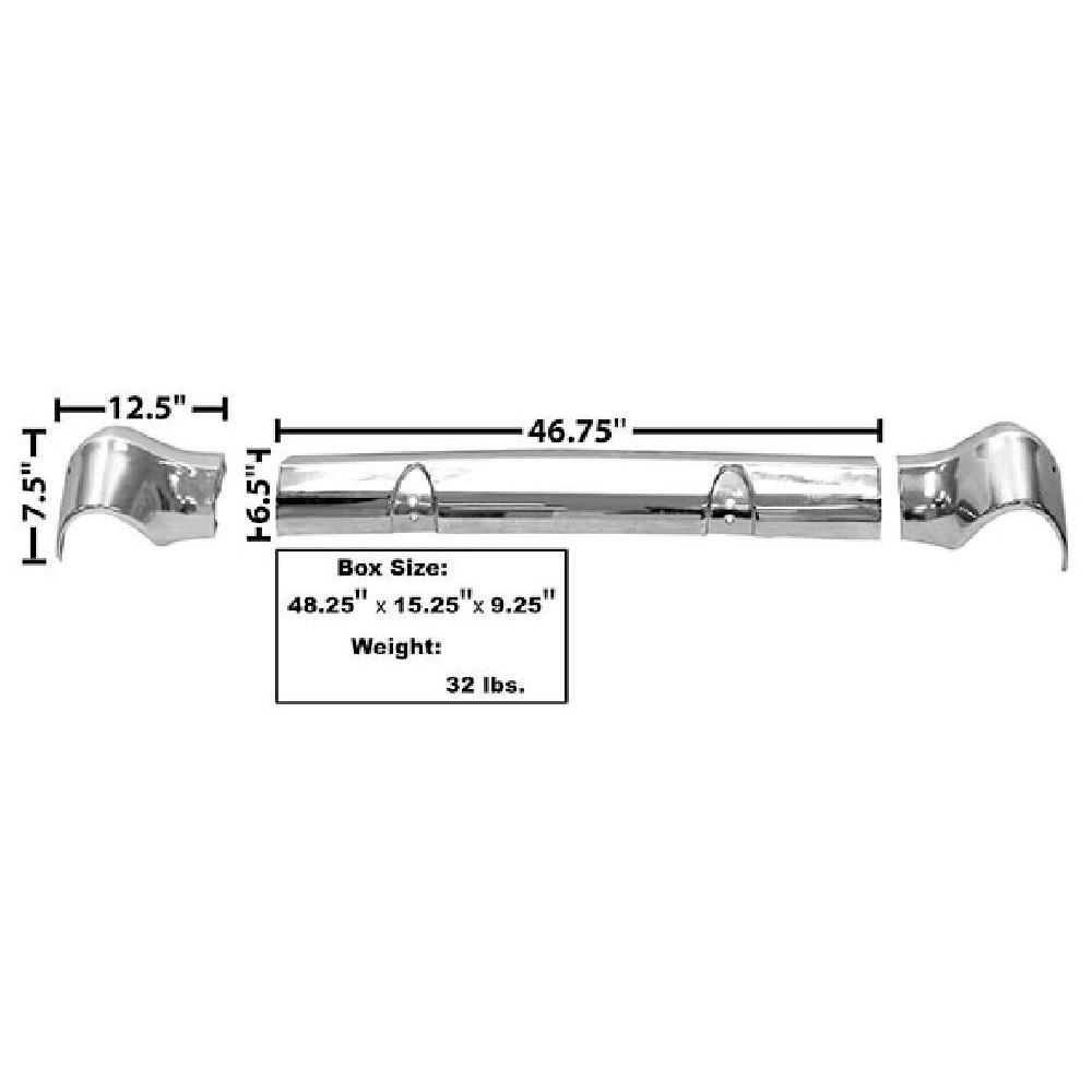 GLA4057 Rear Bumper Face Bar